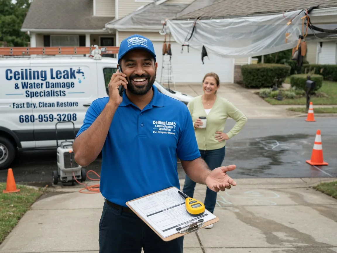 Ceiling Leak Cleanup Lyons, IN FAQs